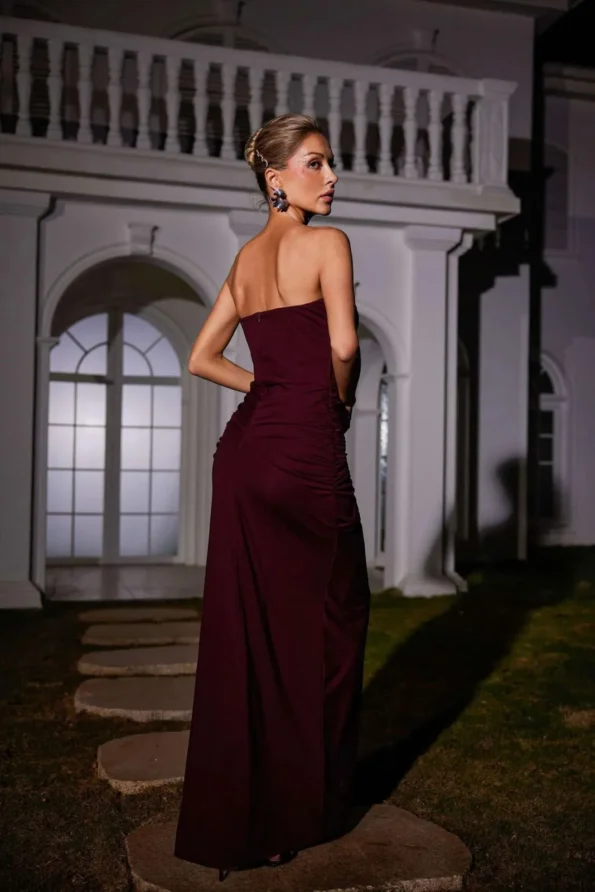 Carew-Strapless-Ruched-front