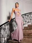 Miette-Strapless-Ruched-back