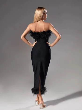 Salome-Strapless-Feather-back