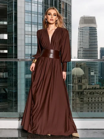 cosmo-v-neck-belted-maxi-dress-front